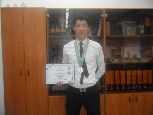 VI Президенттік олимпиадасының ІІІ дәрежелі диплом иегері