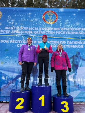 Лицейдің дене шынықтыру мұғалімі- Ескендирова Майса Тусуповна Астана қаласында өткен әуесқойлар мен ардагерлер арасындағы шаңғы жарысында топ жарып,  жеңімпаз атанды.  Құттықтаймыз!  Жеңісті күндеріңіз көп болсын!